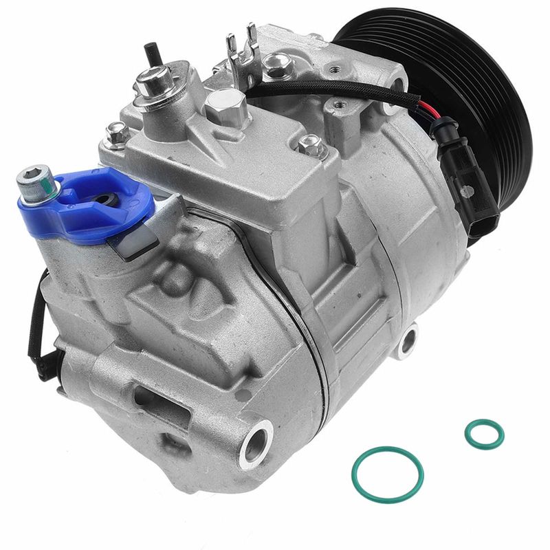 AC Compressor with Clutch & Pulley for Audi Q7 2007-2010 Volkswagen Touareg 3.6L