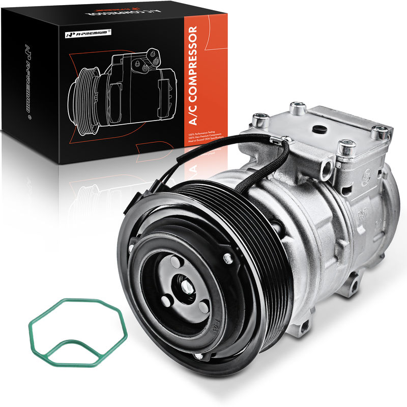 AC Compressor with Clutch & Pulley for Land Rover Discovery Range Rover V8 4.0L