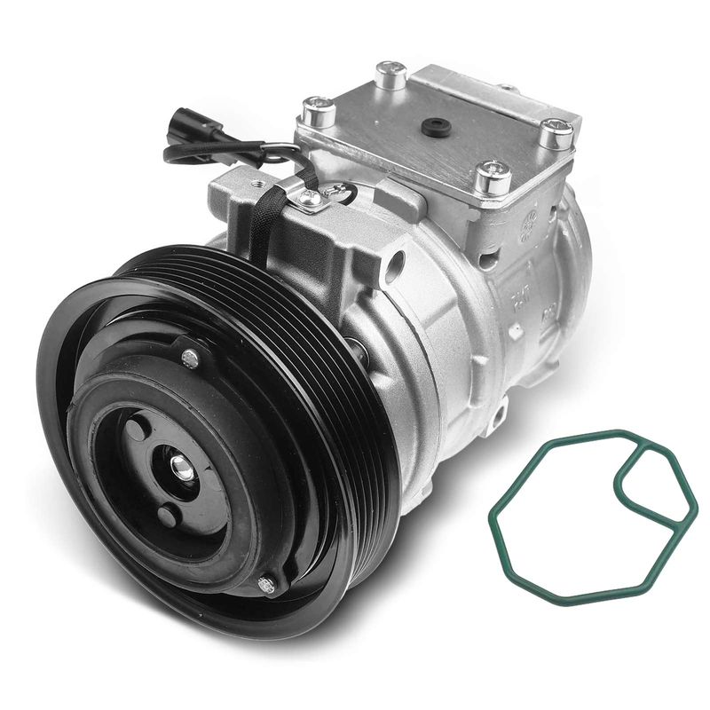 AC Compressor with Clutch & Pulley for Jeep ZJ Grand Cherokee 1993-1997 L6 4.0L