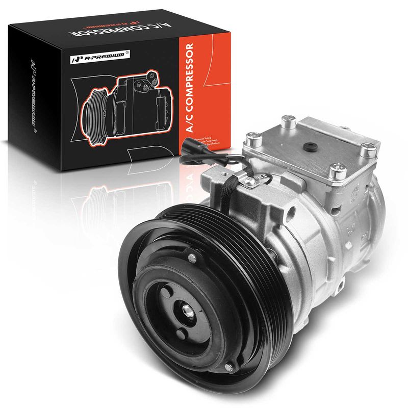 AC Compressor with Clutch & Pulley for Jeep ZJ Grand Cherokee 1993-1997 L6 4.0L