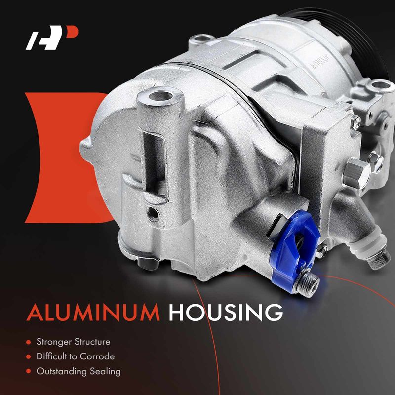 AC Compressor with Clutch & Pulley for Mercedes-Benz C250 SLK250 2012-2015 1.8L