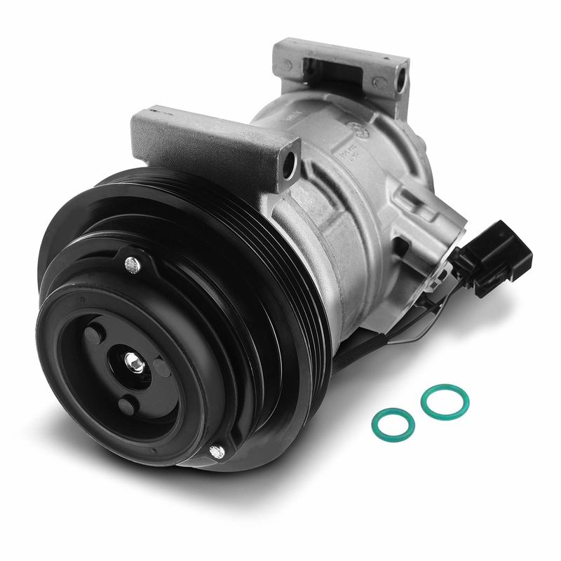 AC Compressor with Clutch & Pulley for Cadillac CTS 04-15 V6 3.6L V8 5.7L 6.0L