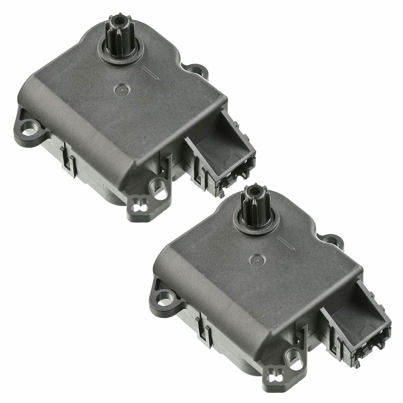 2x Main Mode Floor HVAC Blend Door Actuator for Ford Mustang 2010-2014