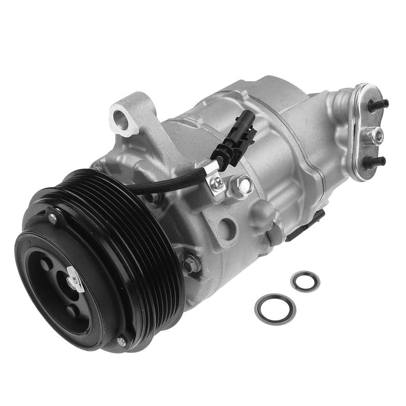 AC Compressor with Clutch & Pulley for Cadillac ATS 2013-2015 CTS 2014-2015 3.6L