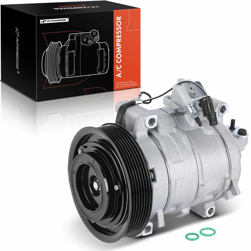 AC Compressor with Clutch & Pulley for Honda Accord 2008-2012 Crosstour L4 2.4L