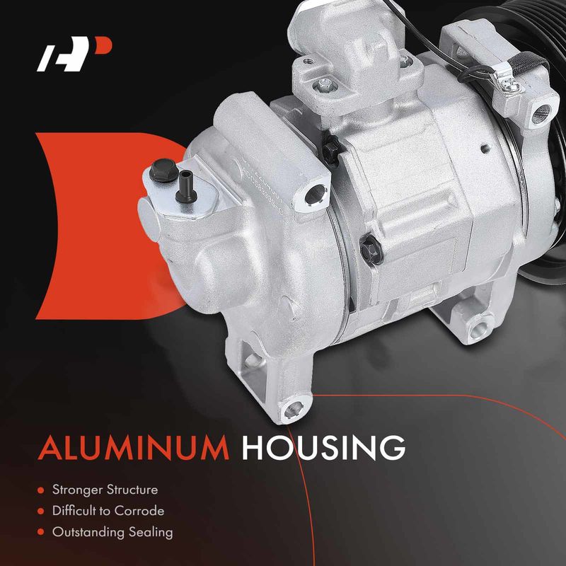 AC Compressor with Clutch & Pulley for Honda Accord 2008-2012 Crosstour L4 2.4L