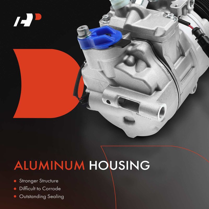 AC Compressor with Clutch & Pulley for Audi A4 Quattro A4 2002 A6 Quattro A6