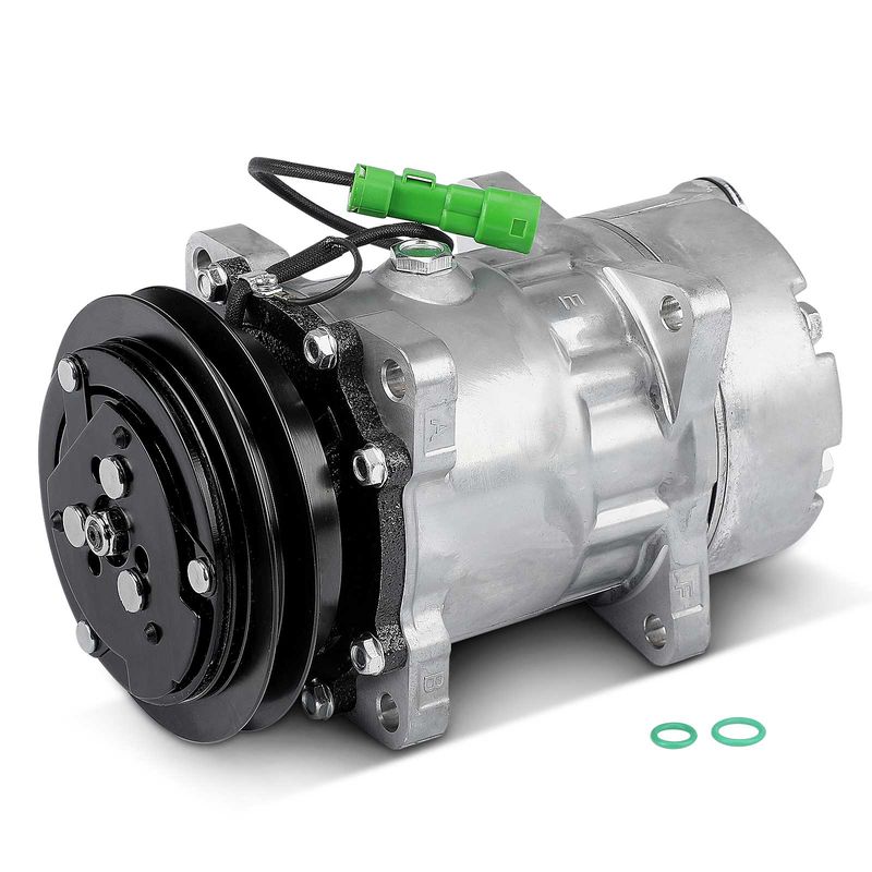 AC Compressor with Clutch & Pulley for Jaguar XJ12 95-96 XJ6 XJS Vanden Plas