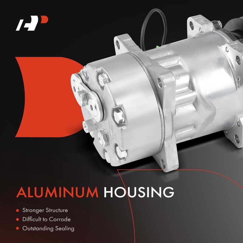 AC Compressor with Clutch & Pulley for Jaguar XJ12 95-96 XJ6 XJS Vanden Plas
