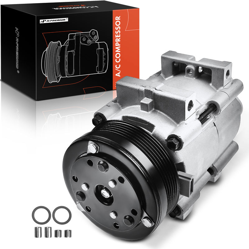 AC Compressor with Clutch & Pulley for Ford Escort 92-02 Mercury Tracer 92-99