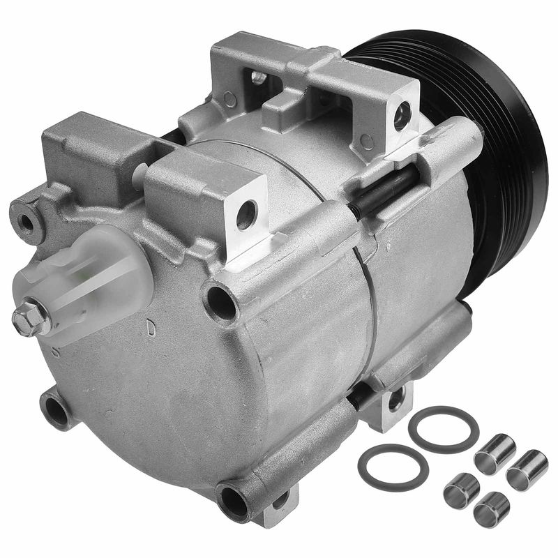 AC Compressor with Clutch & Pulley for Ford Escort 92-02 Mercury Tracer 92-99