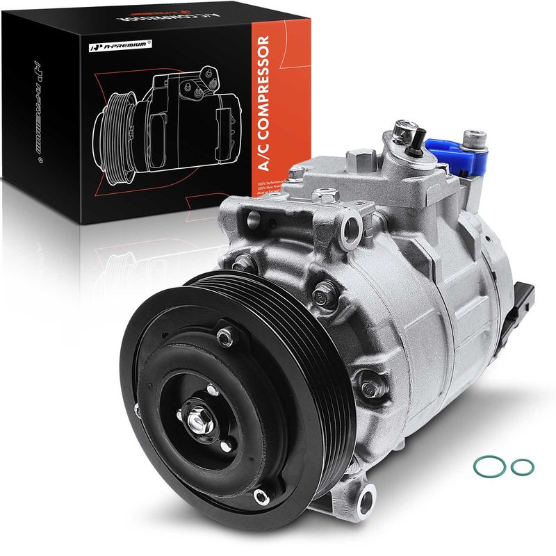 AC Compressor with Clutch & Pulley for Audi A3 A4 Volkswagen Bora CC Eos Golf
