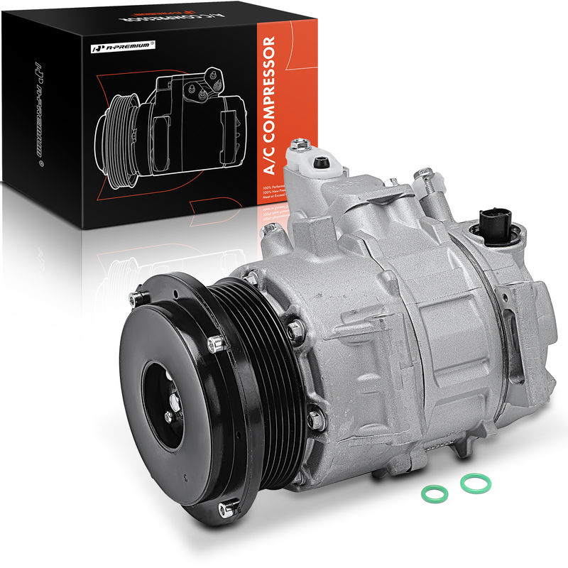 AC Compressor with Clutch & Pulley for Toyota Highlander 2009-2013 Venza L4 2.7L