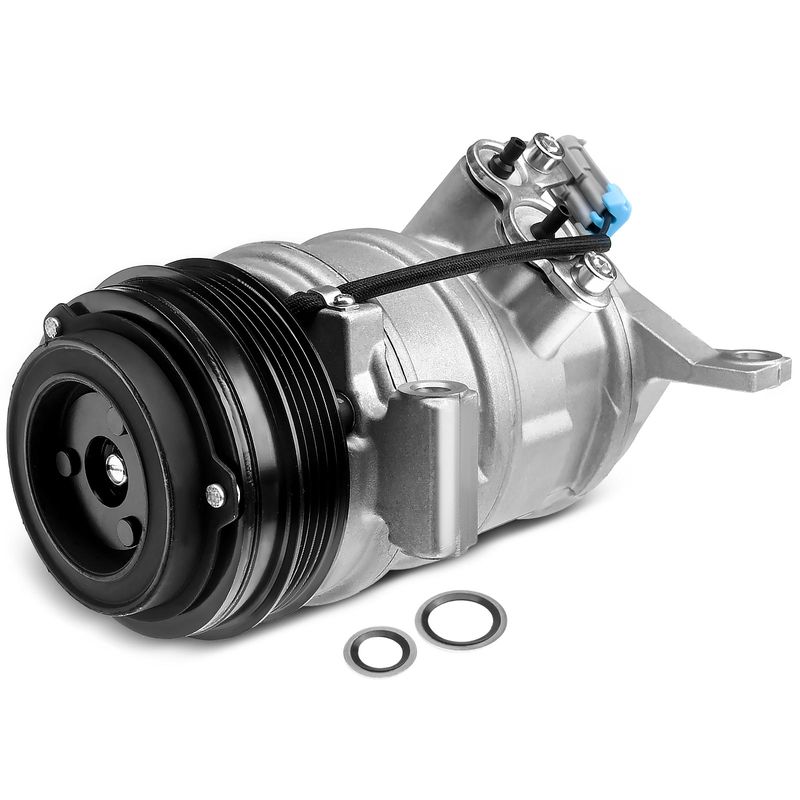 AC Compressor with Clutch & Pulley for Chevy Tahoe Silverado 1500 Cadillac GMC