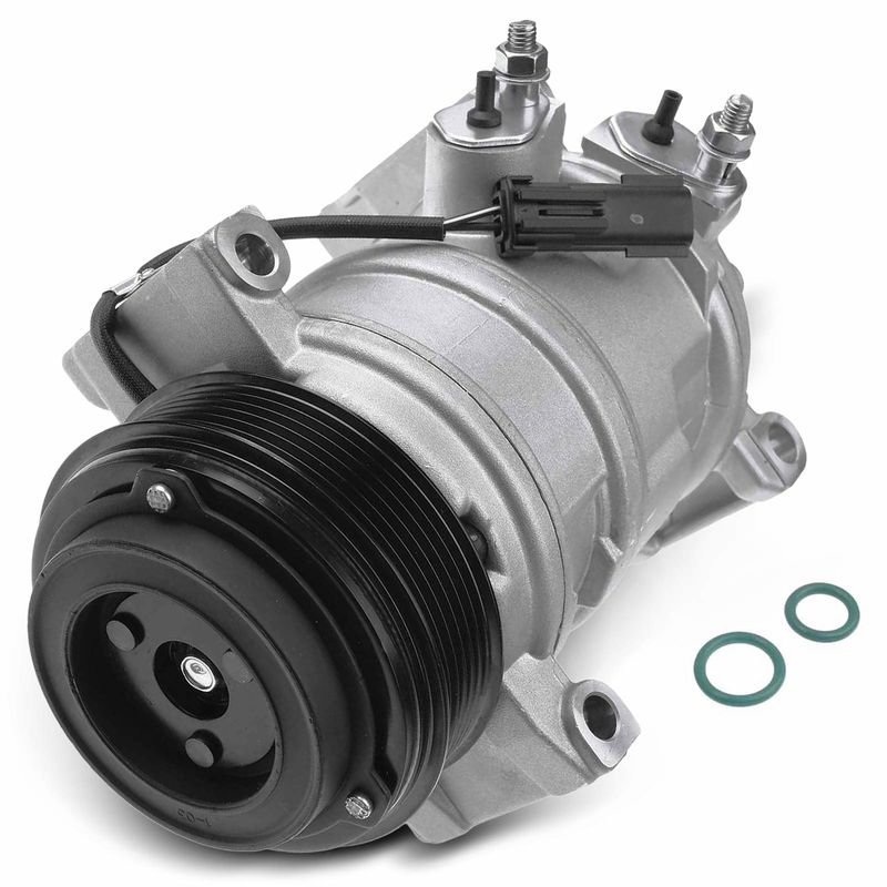 AC Compressor with Clutch & Pulley for Chrysler Town & Country 08-10 Dodge VW