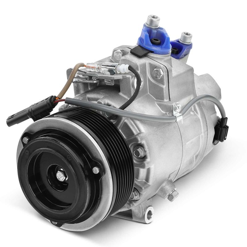 AC Compressor with Clutch & Pulley for BMW 740i 740Li 2011-2012 X6 L6 3.0L