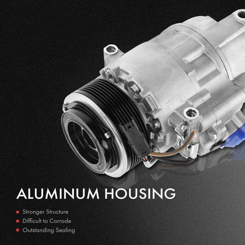 AC Compressor with Clutch & Pulley for BMW 740i 740Li 2011-2012 X6 L6 3.0L
