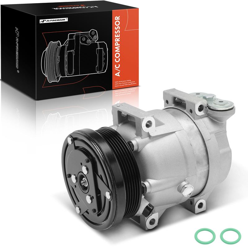 AC Compressor with Clutch & Pulley for Chevrolet Aveo 04-08 Pontiac Wave 05-08