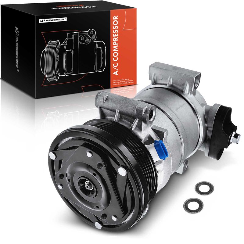 AC Compressor with Clutch & Pulley for Chevrolet Astro 1996-2005 GMC Safari