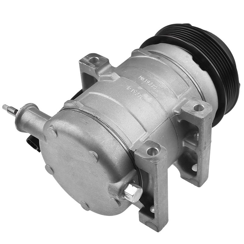 AC Compressor with Clutch & Pulley for Ford E-150 E-250 E-350 Super Duty Mustang