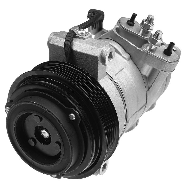 AC Compressor with Clutch & Pulley for Jeep Wrangler 07-11 Sport Utility V6 3.8L