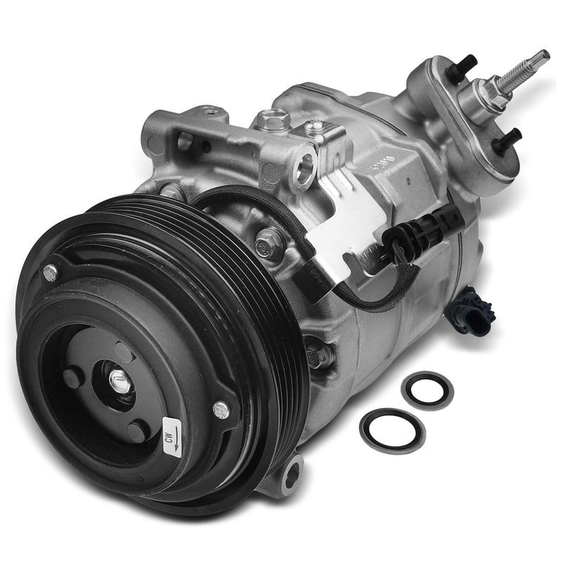 AC Compressor with Clutch & Pulley for Chevrolet Equinox 2012-2015 GMC Terrain