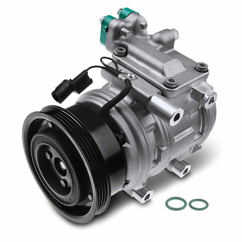AC Compressor with Clutch & Pulley for Kia Sportage 05-08 Hyundai Tucson L4 2.0L
