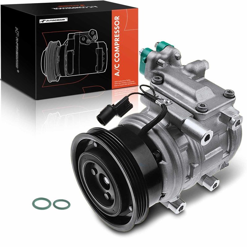 AC Compressor with Clutch & Pulley for Kia Sportage 05-08 Hyundai Tucson L4 2.0L