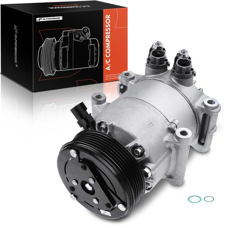 AC Compressor with Clutch & Pulley for Ford Fiesta 2014-2019 Fiesta Ikon 1.6L