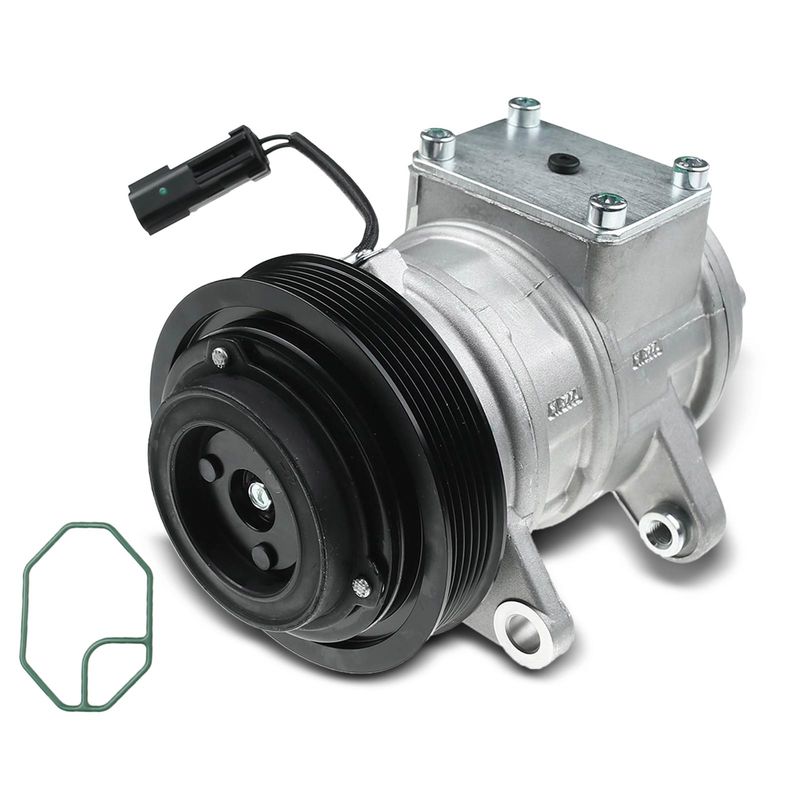 AC Compressor with Clutch & Pulley for Jeep WJ Grand Cherokee 1999-2004 V8 4.7L