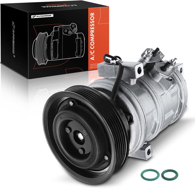 AC Compressor with Clutch & Pulley for Honda Accord Acura CL TL V6 3.0L 3.2L