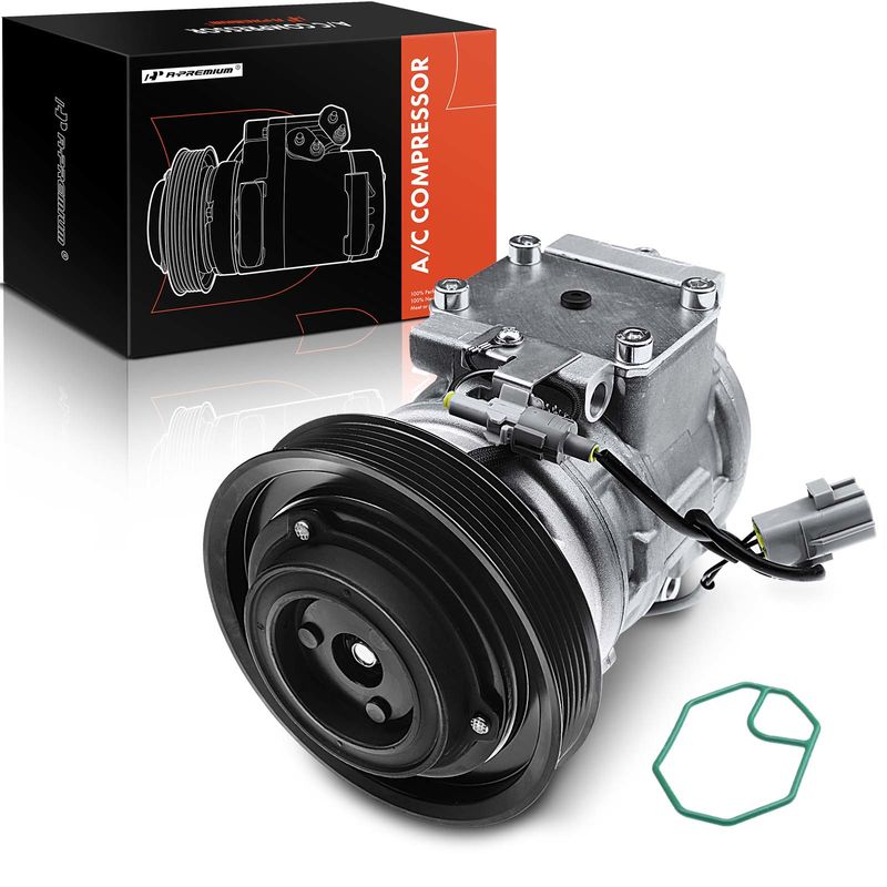 AC Compressor with Clutch & Pulley for Toyota Corolla 1998-2002 1.8L Sedan