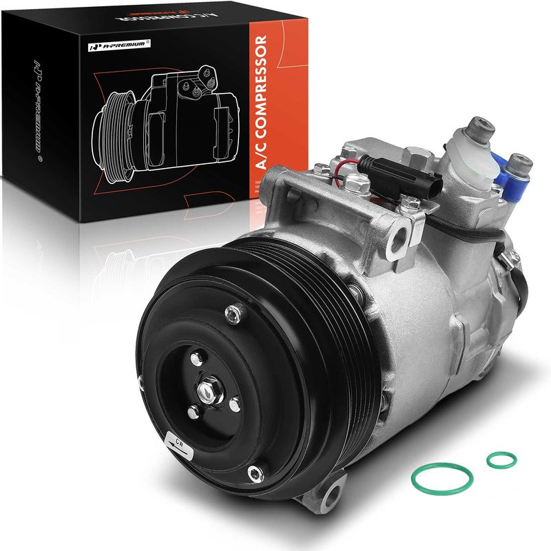 AC Compressor with Clutch & Pulley for Mercedes-Benz C280 C300 C350 GL450 GL550