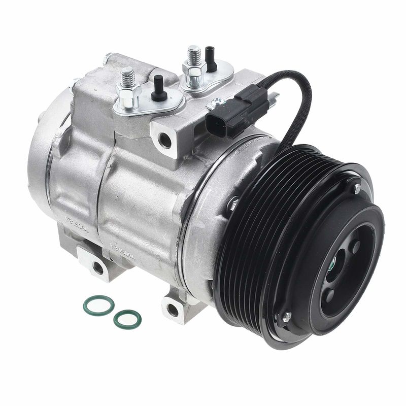 AC Compressor with Clutch & Pulley for Ford F-250 F-350 F-450 Super Duty F650