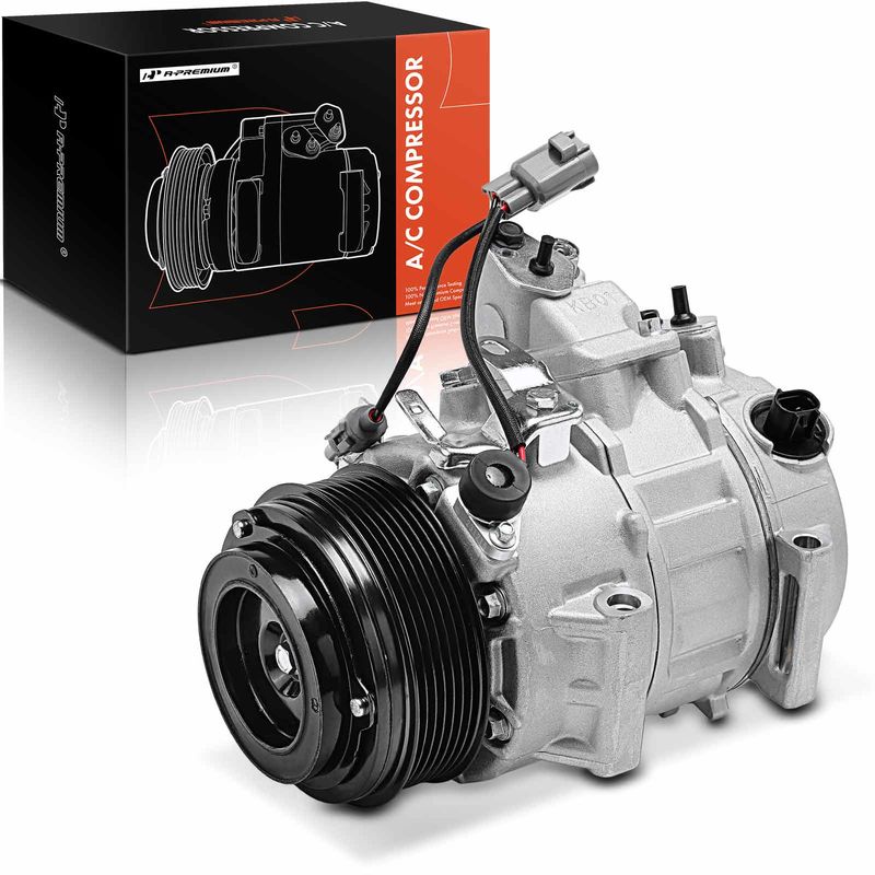 AC Compressor with Clutch & Pulley for Lexus ES350 07-12 Toyota RAV4 Venza