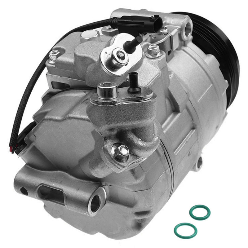AC Compressor with Clutch & Pulley for BMW E60 E63 E64 E65 E66 545i 650i 04-09