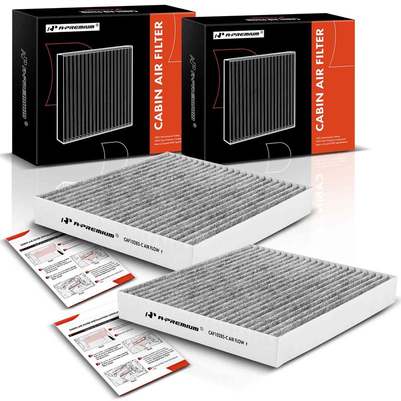 2x Activated Carbon Cabin Air Filters for Lexus IS350 LS460 CT200h Jaguar F-Pace
