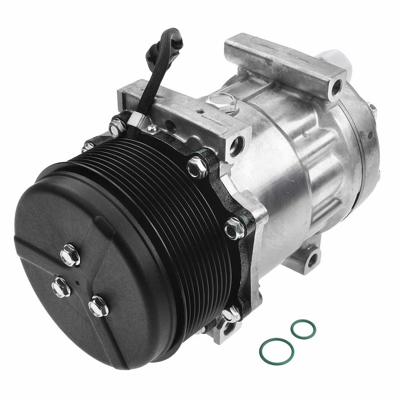 AC Compressor with Clutch & Pulley for New Holland T7030 T7040 Case IH Tractor