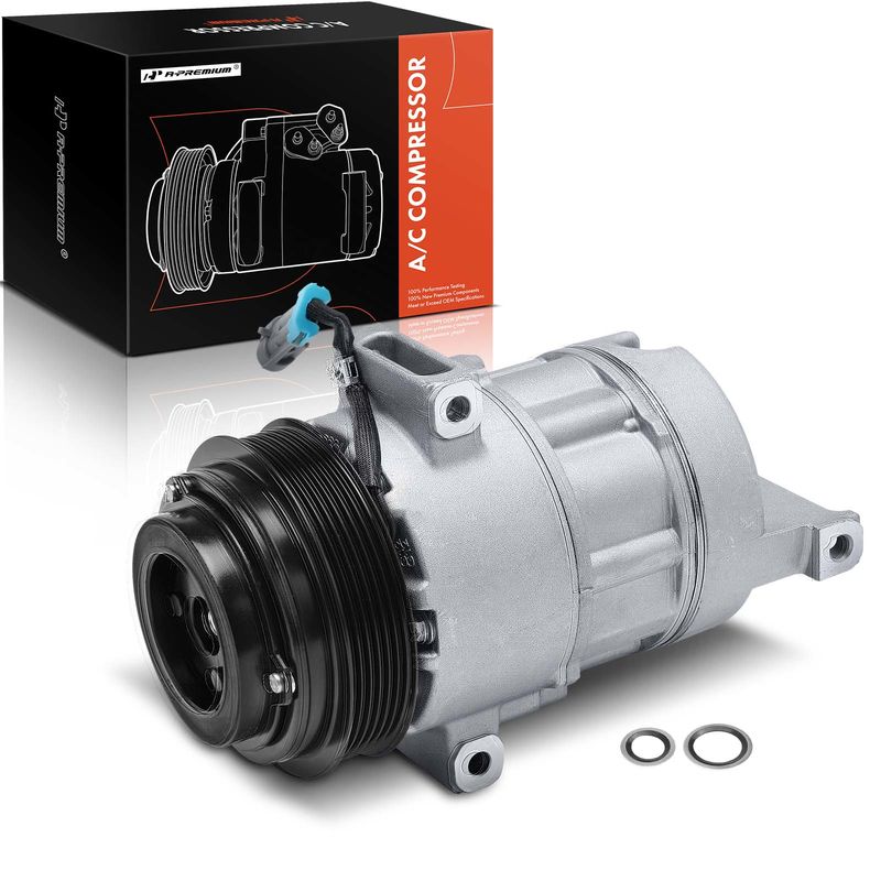 AC Compressor with Clutch & Pulley for Saturn L100 L200 L300 LS1 LS2 LW1 LW200