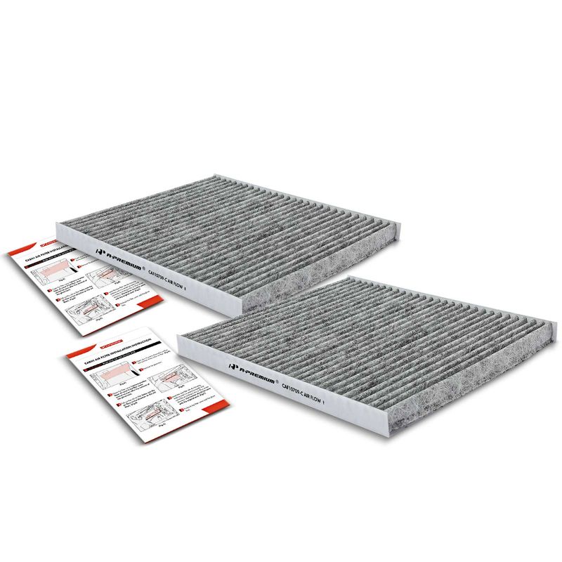 2x Activated Carbon Cabin Air Filters for Hyundai Tuscon 05-15 Accent Kia Forte