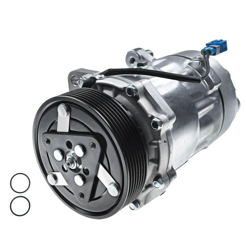 AC Compressor with Clutch & Pulley for VW Golf Jetta Passat Seat Alhambra SD7V16