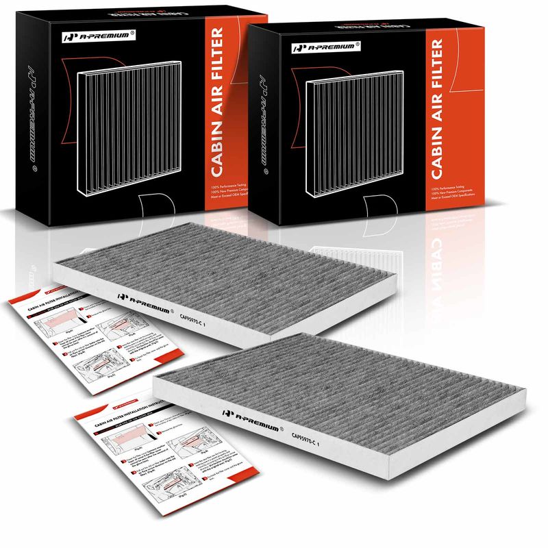 2x Activated Carbon Cabin Air Filter for Dodge Grand Caravan Chrysler Voyager