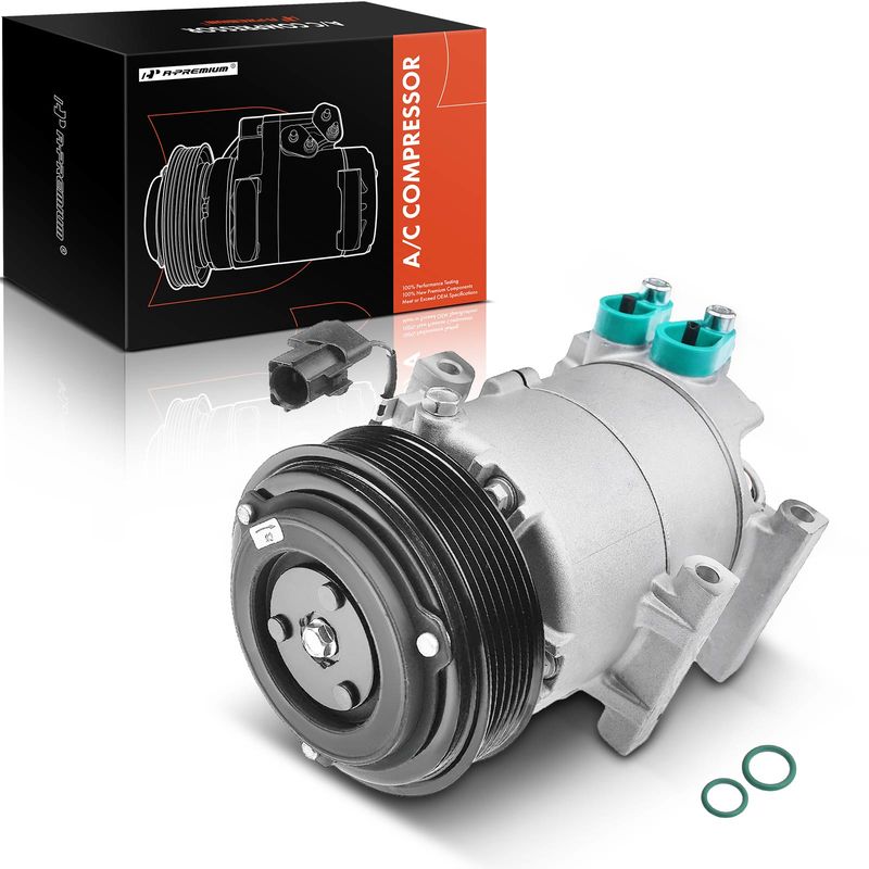 AC Compressor with Clutch & Pulley for Kia Soul 2012-2013 L4 1.6L PAG 46