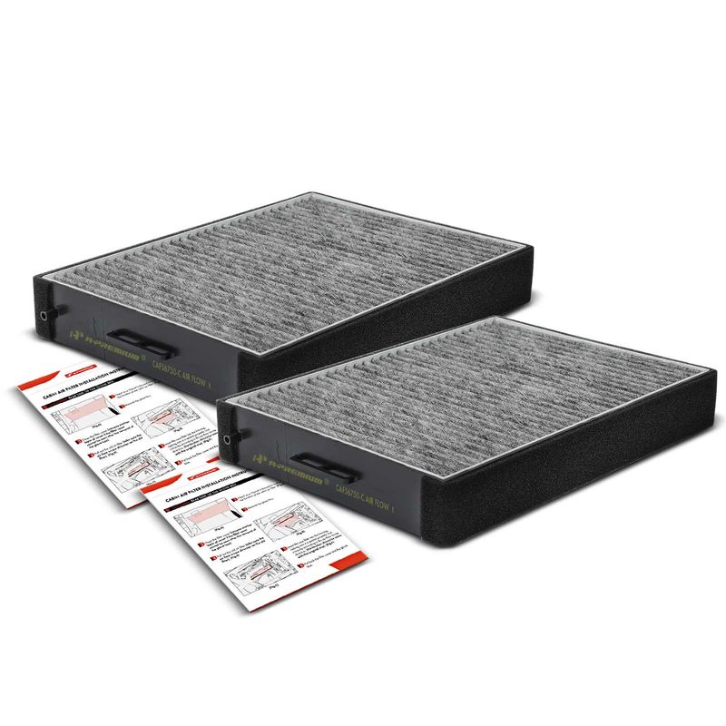 2x Activated Carbon Cabin Air Filter for Hyundai Santa Fe Sonata XG300 XG350 Kia