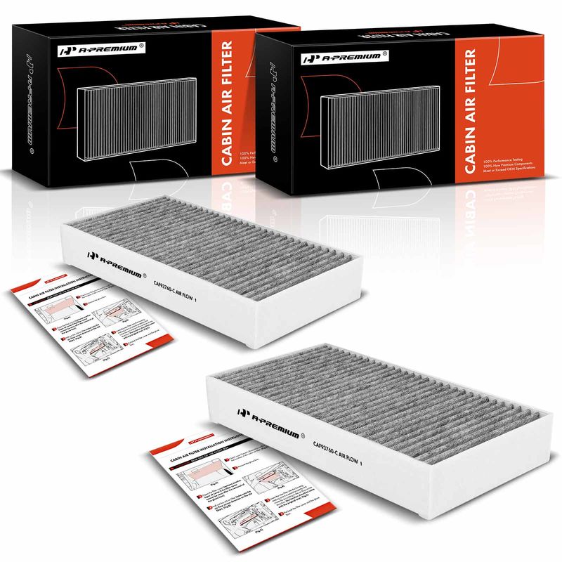 2x Activated Carbon Cabin Air Filter for Mercedes-Benz G550 GL320 GL350 GL450