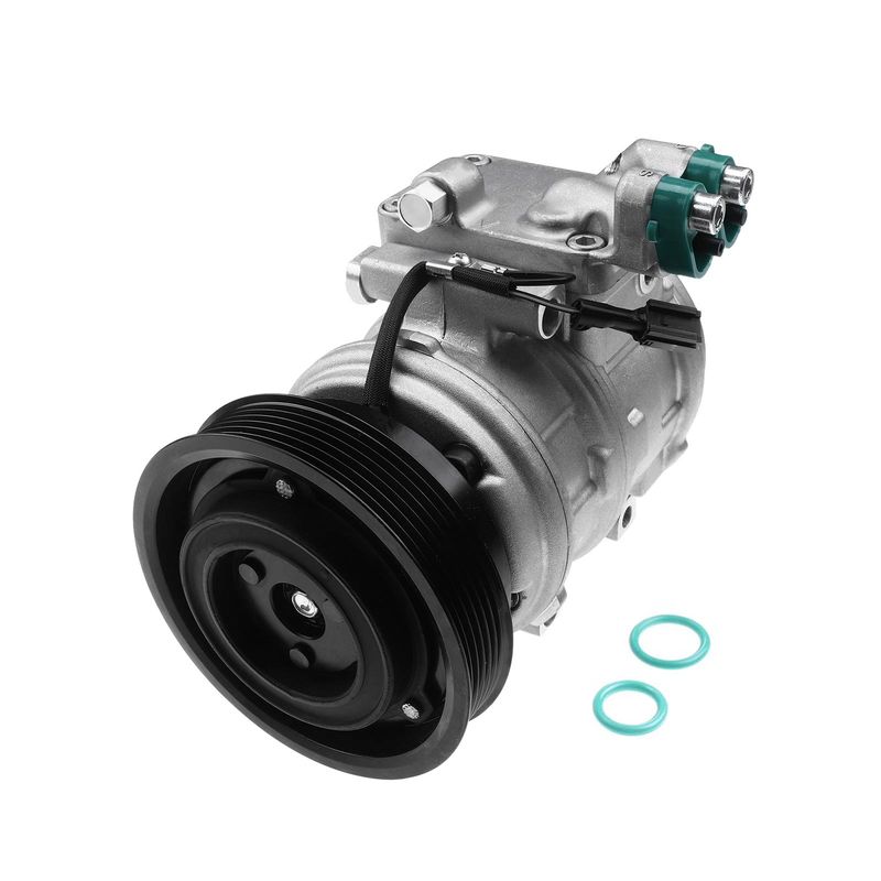 AC Compressor with Clutch & Pulley for Hyundai Tucson 2005-2009 V6 2.7L