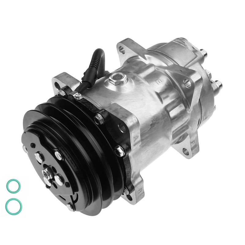 AC Compressor with Clutch & Pulley for Volvo ACL VN VNL WAH Autocar White/GMC