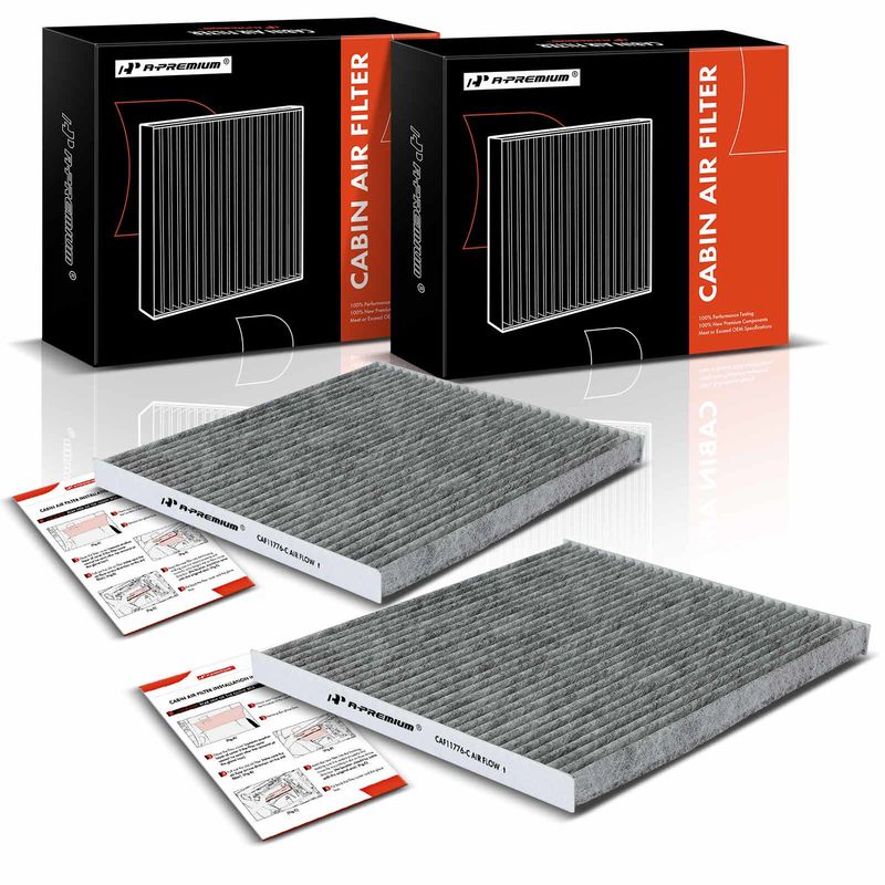 2x Activated Carbon Cabin Air Filter for Nissan Altima 13-18 Maxima Infiniti