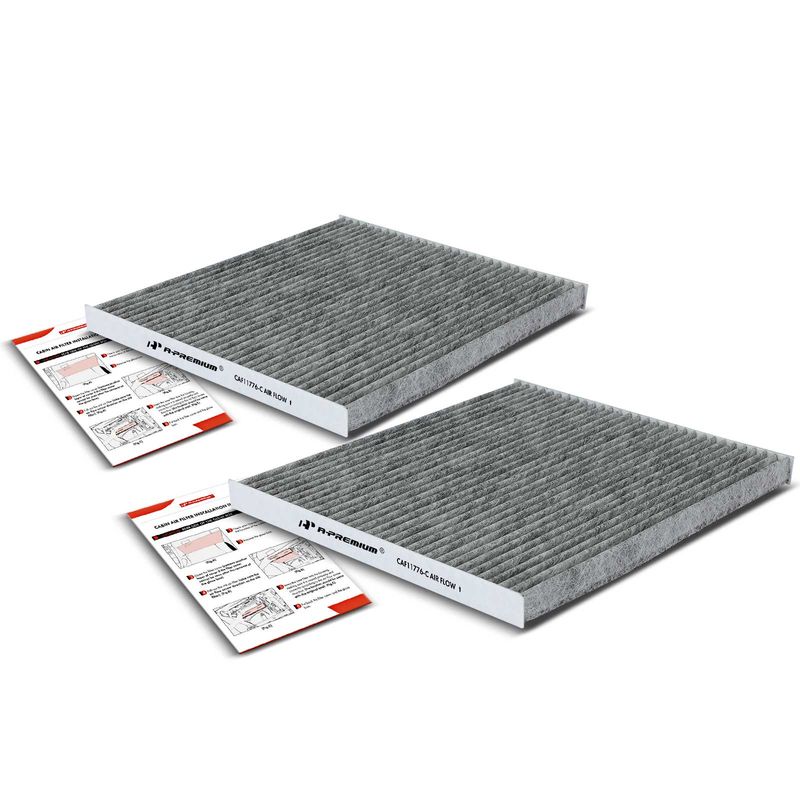 2x Activated Carbon Cabin Air Filter for Nissan Altima 13-18 Maxima Infiniti