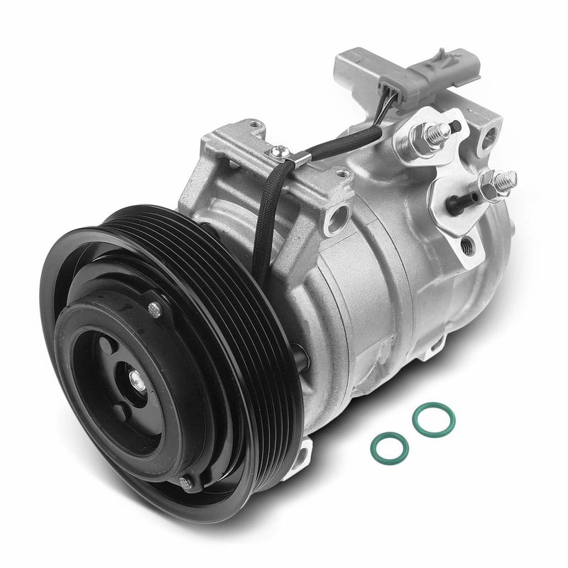 AC Compressor with Clutch & Pulley for Chrysler Pacifica 2005-2008 V6 3.8L only